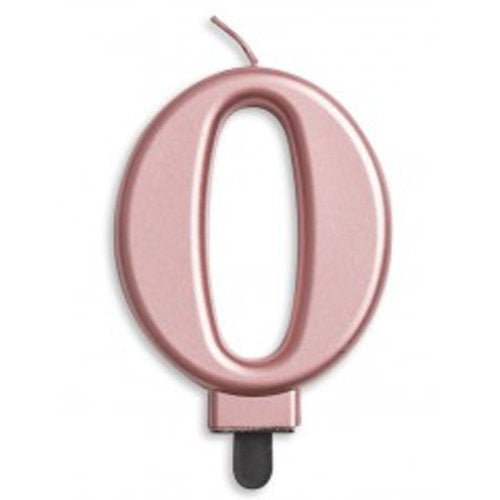 CANDLE NUMERAL JUMBO ROSEGOLD #0 image 0