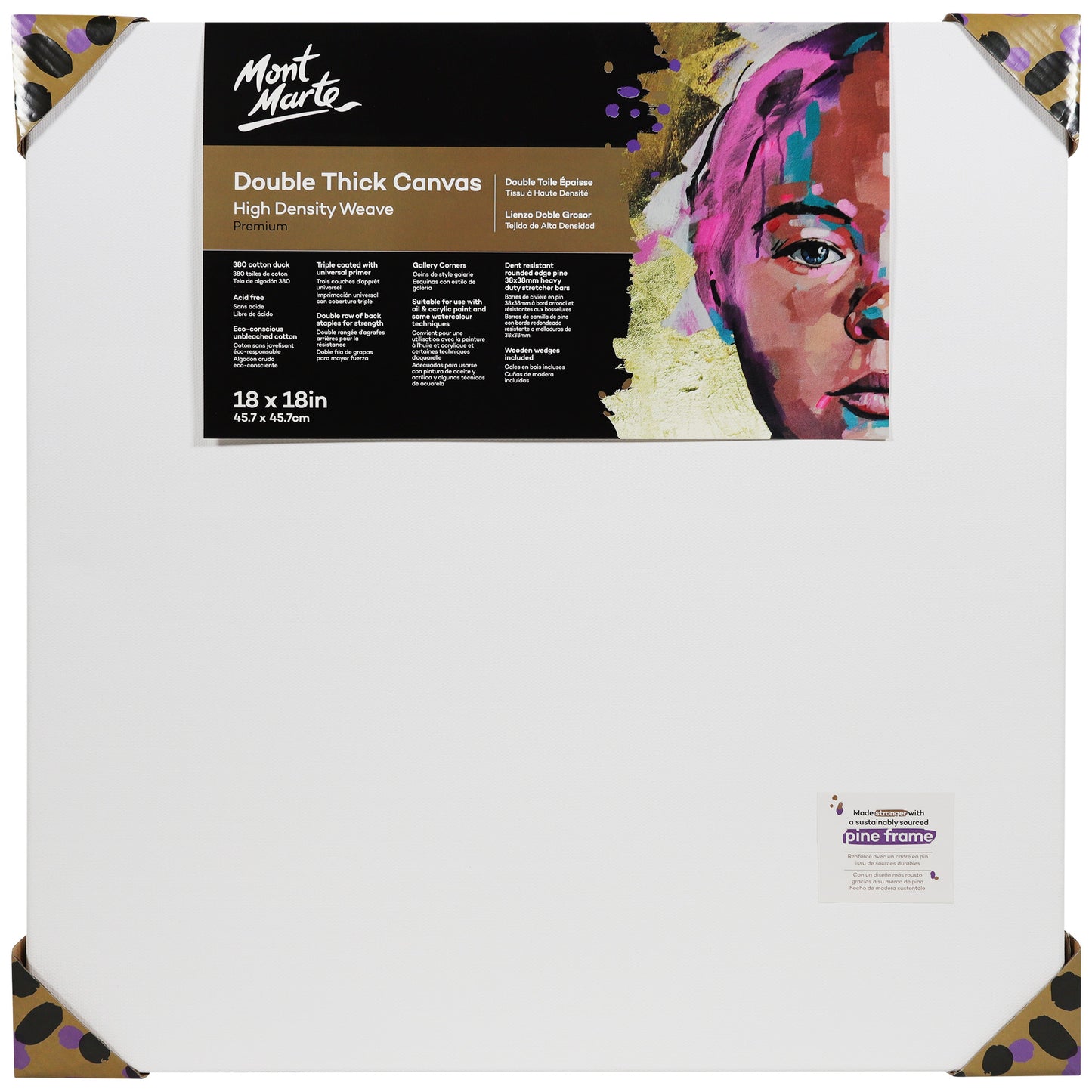 Premium Canvas Pine Frame DT 45.7x45.7cm image 0