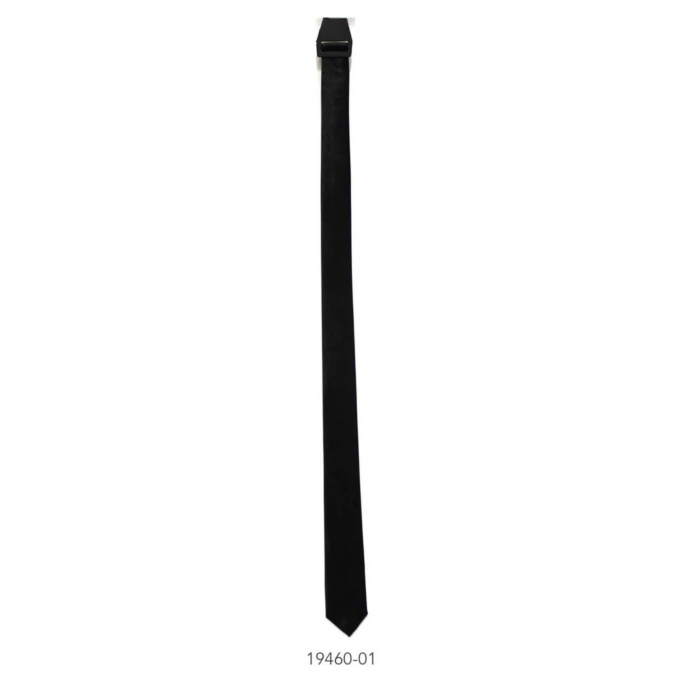 Long Slim Tie (Black) image 0