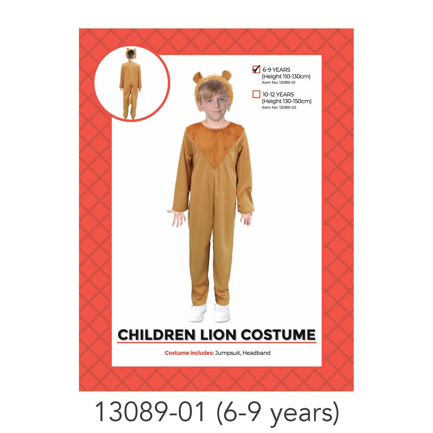 Children Lion Costume (6-9 years) image 0