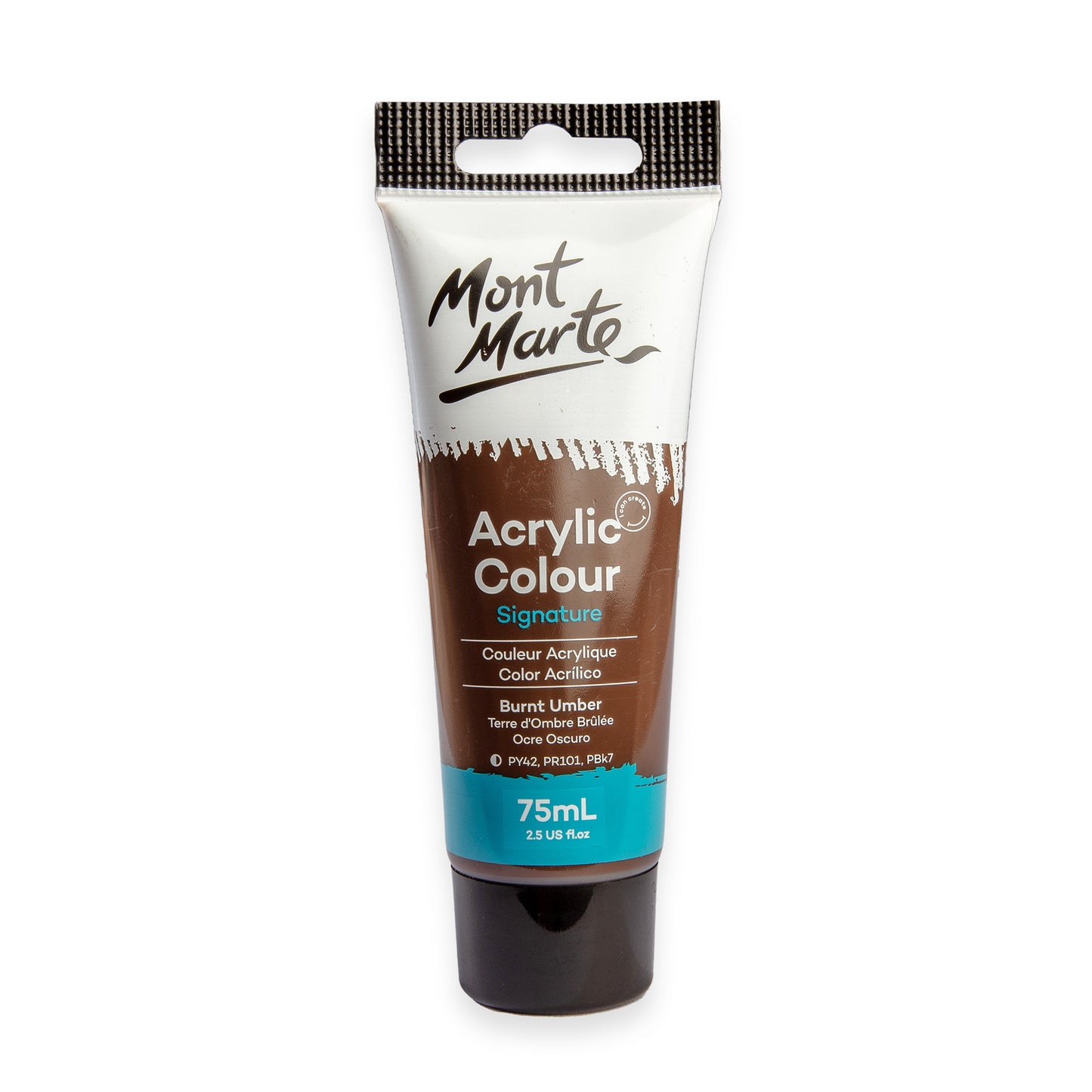 Acrylic Colour Paint 75ml - Burnt Umber image 0