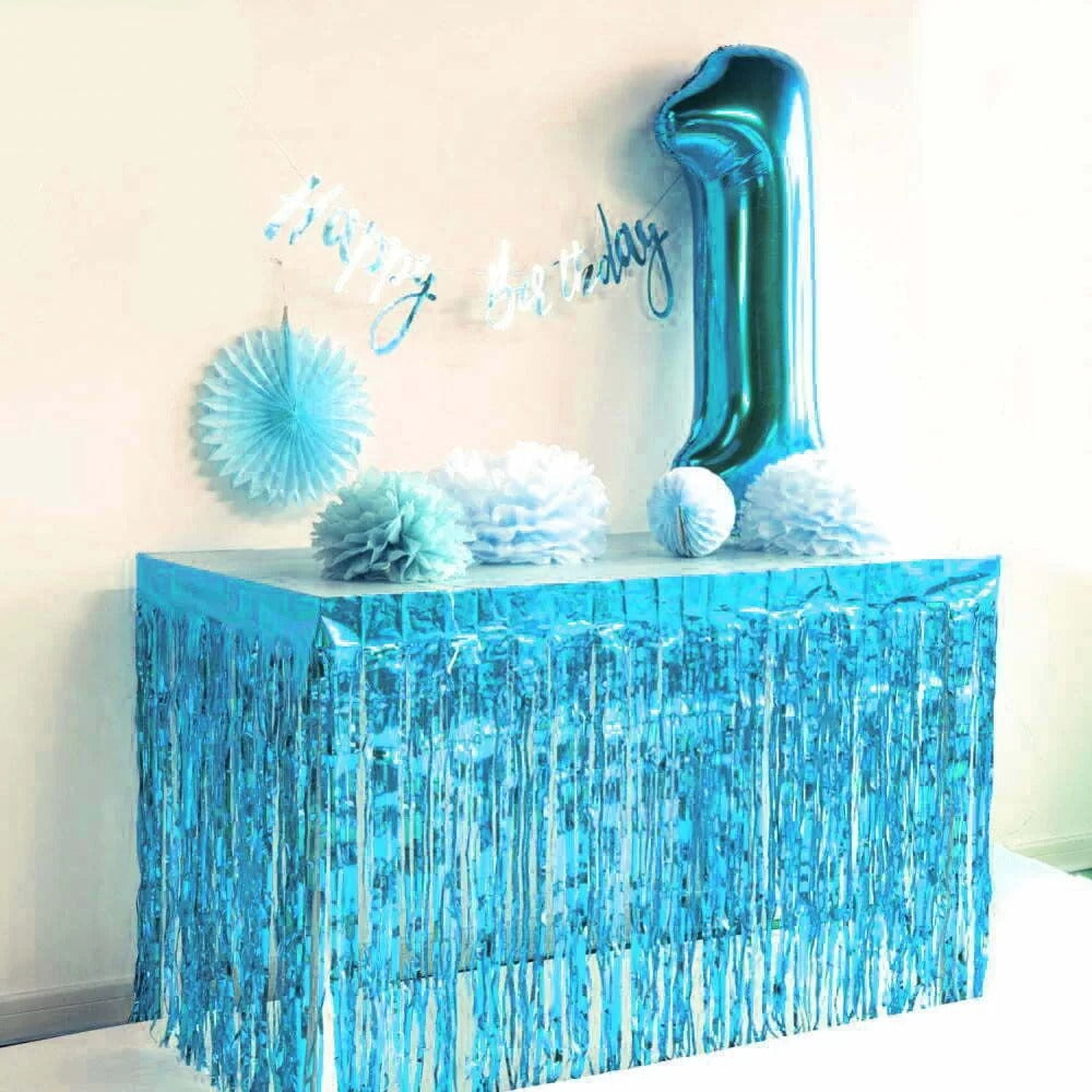 Table Skirt - Light Blue image 0
