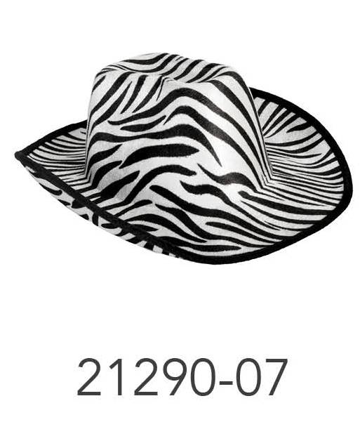 Cowboy Hat with Pattern (Zebra) image 0