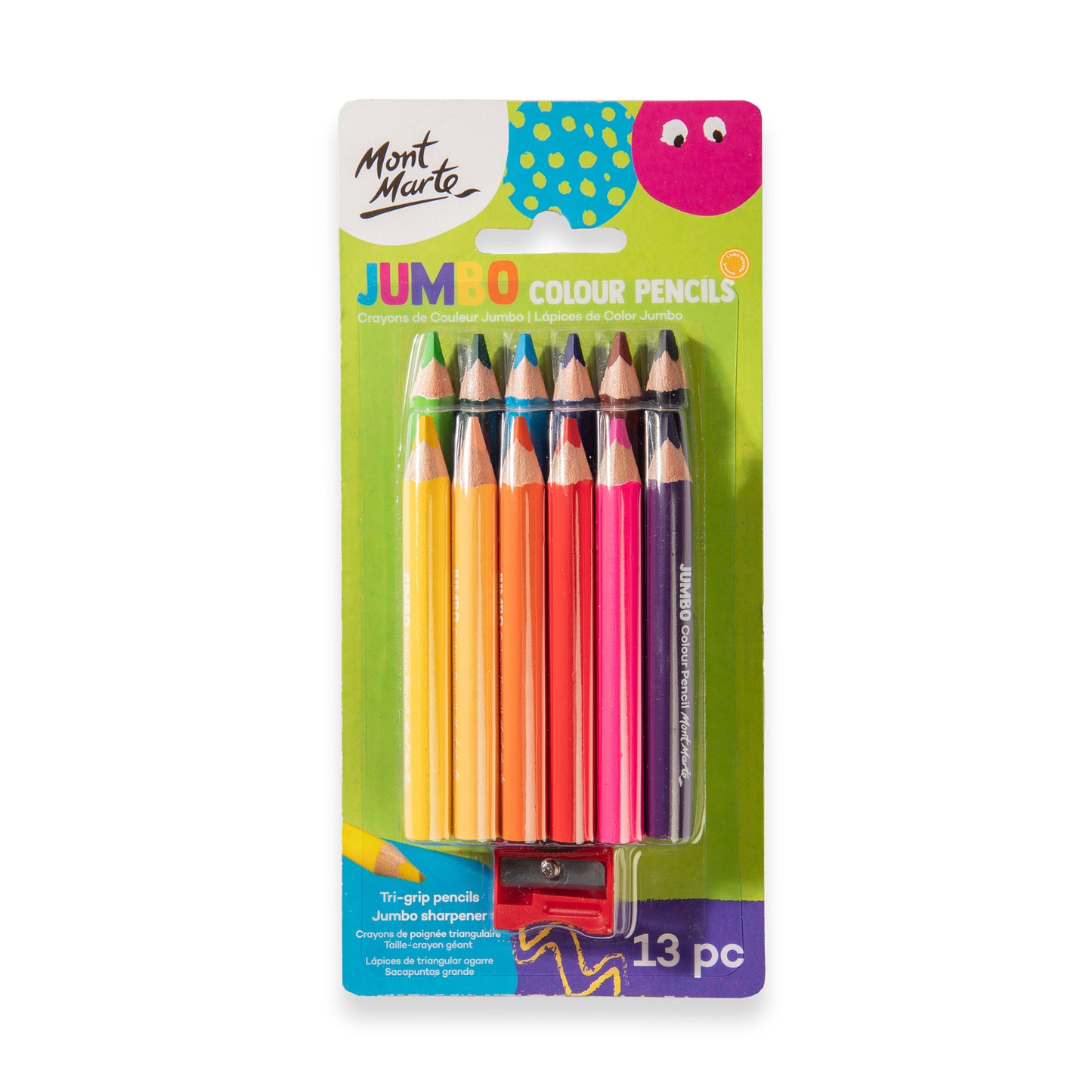 Jumbo Colour Pencils 13pc image 0