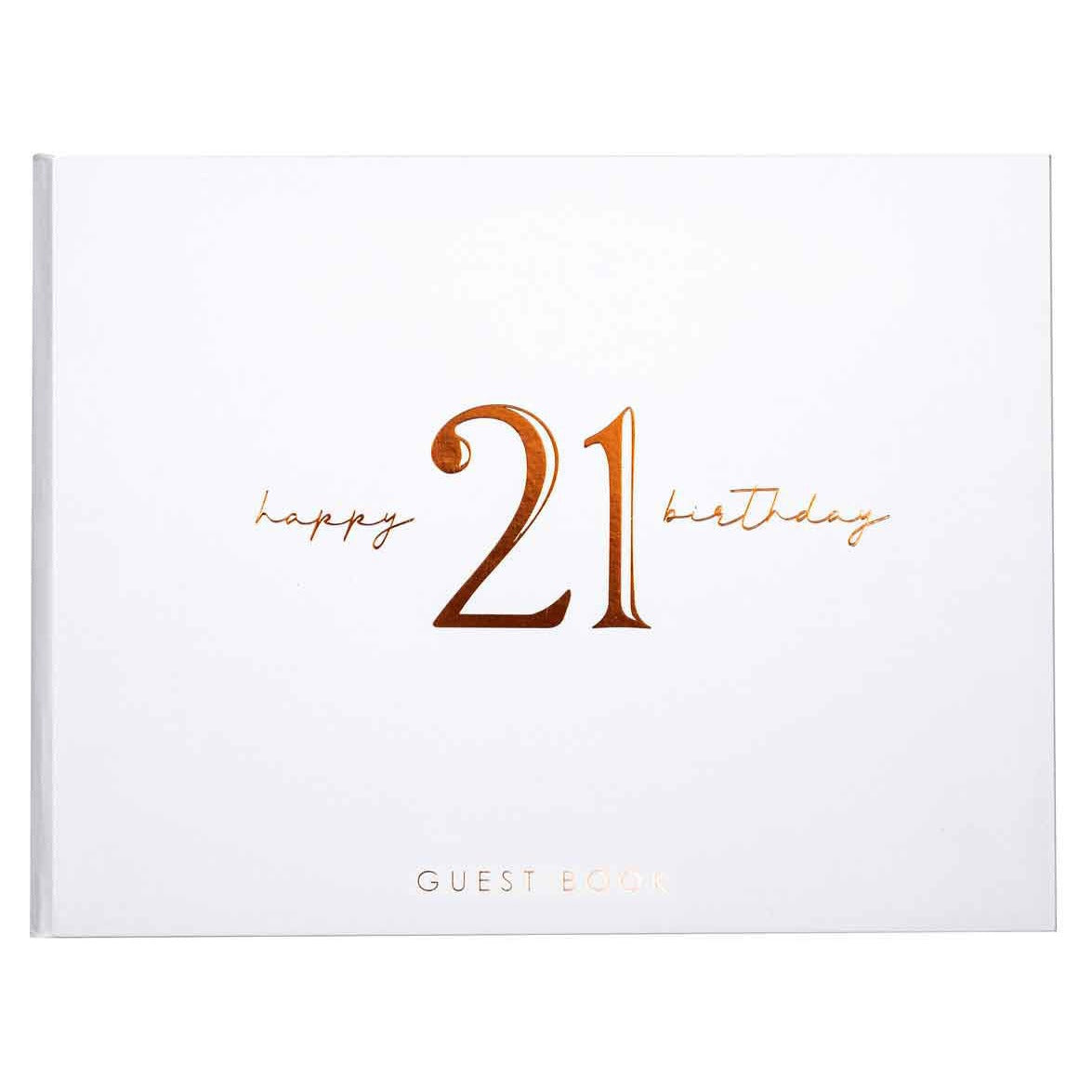 21ST ROSE GOLD GUEST BOOK image 0