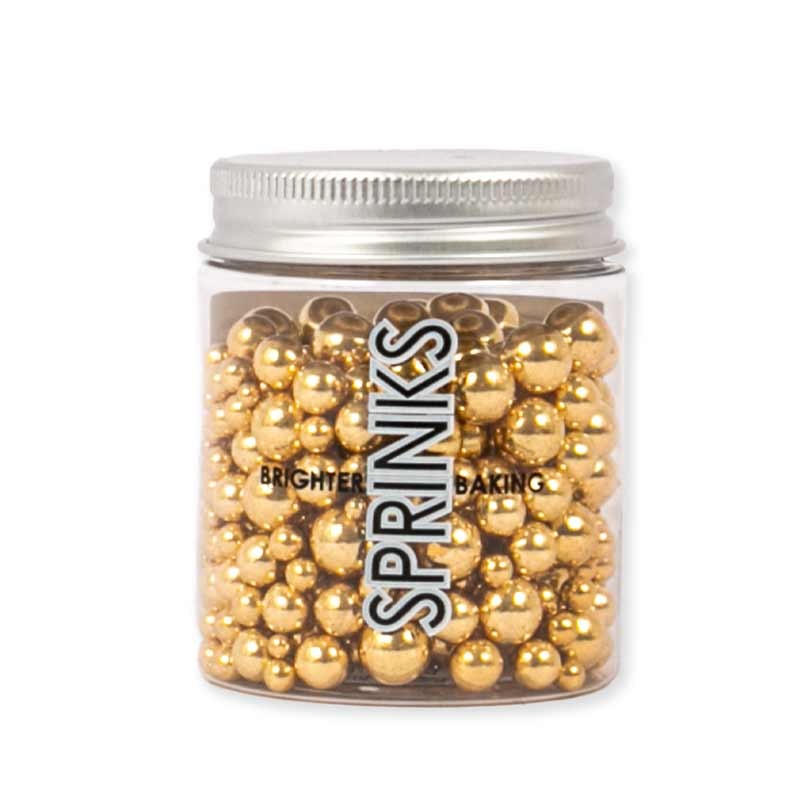 SHINY GOLD BUBBLE BUBBLE (65g) Sprinkles image 0