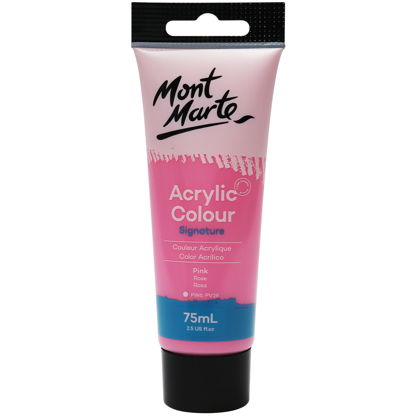 Acrylic Colour Paint 75ml - Pink image 0