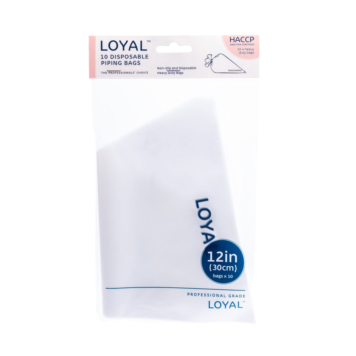 Disposable Piping Bags Clear 12" (10pc Bag) image 0