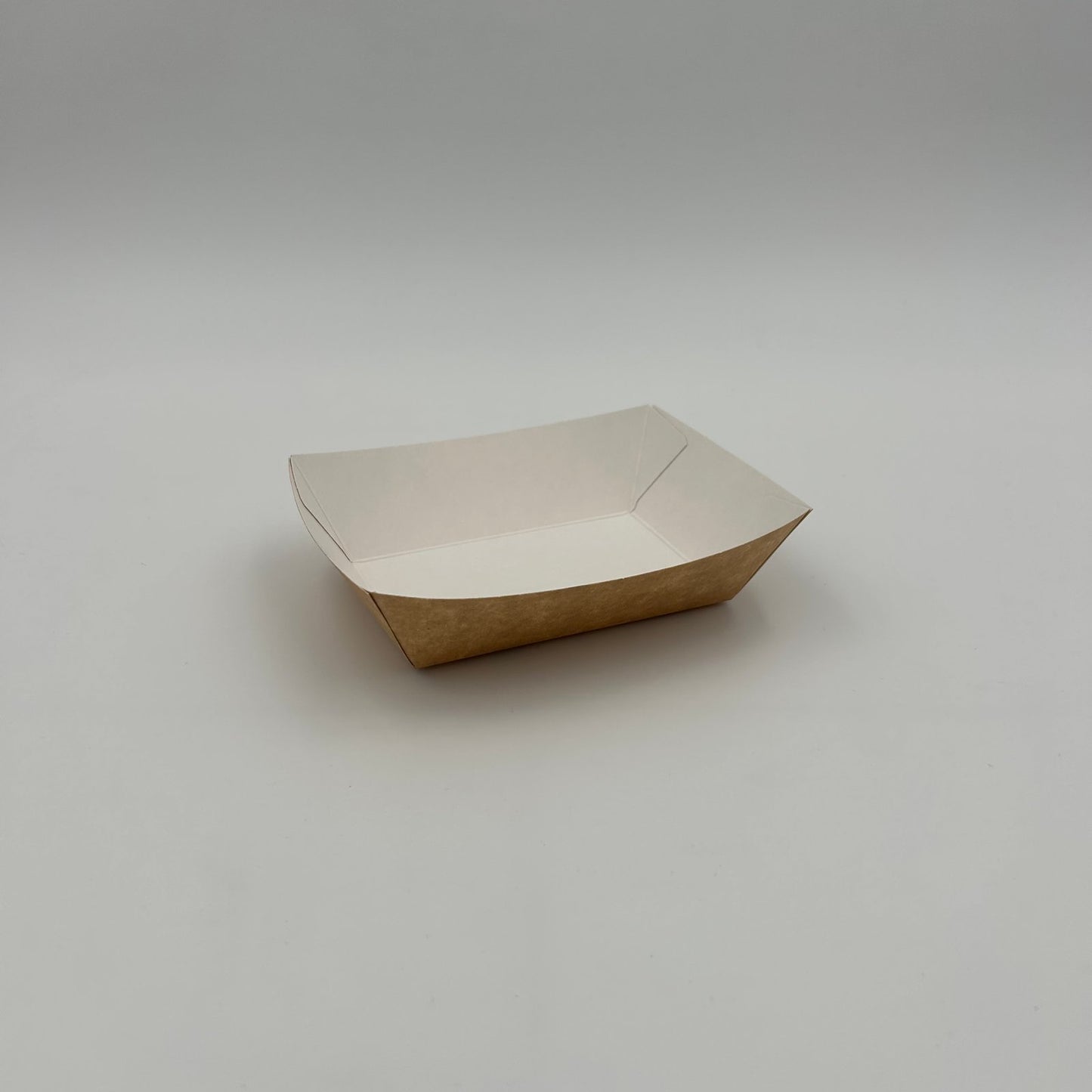 Small Brown Cardboard Tray 100pcs image 0
