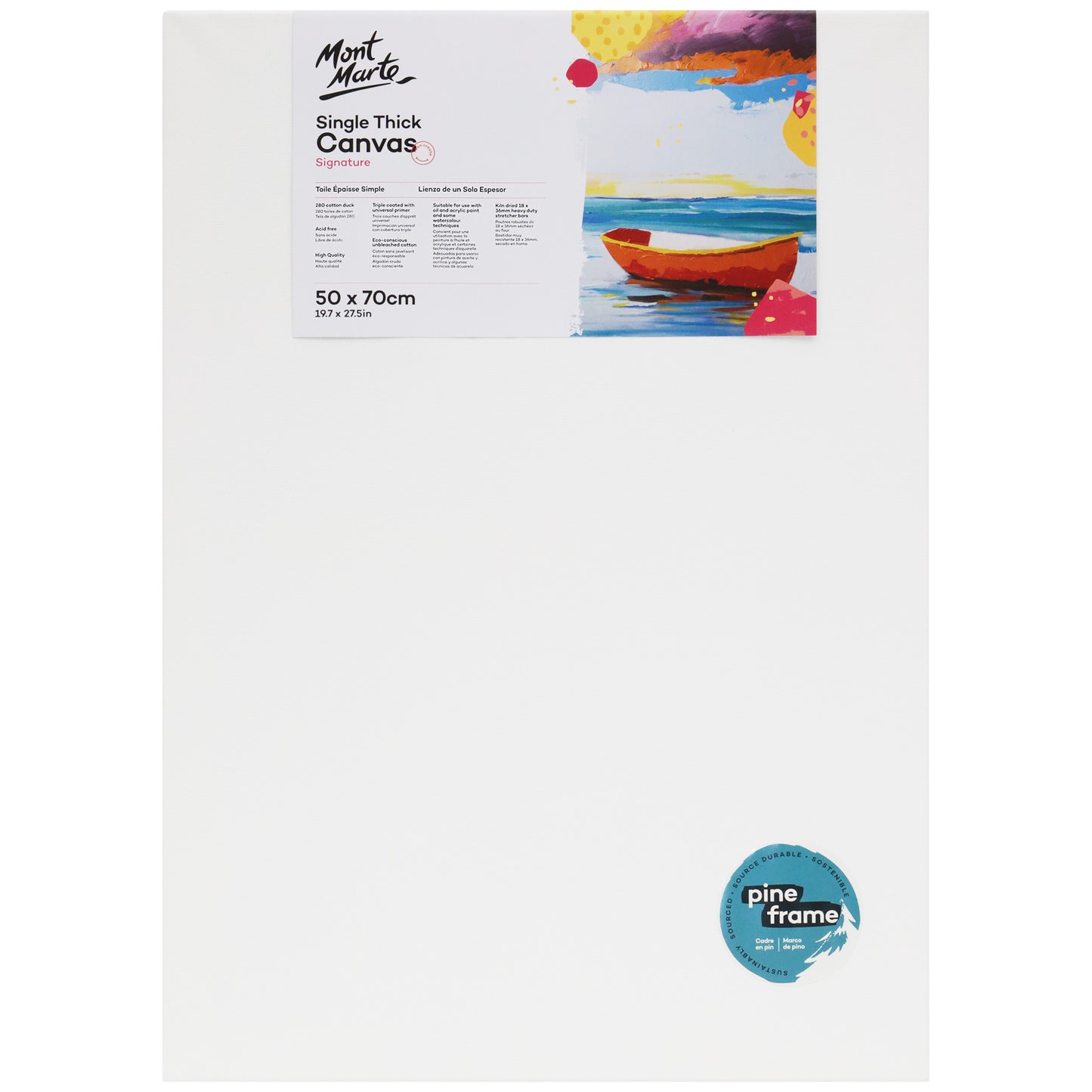 Signature Canvas Pine Frame S.T. 50x70cm image 0
