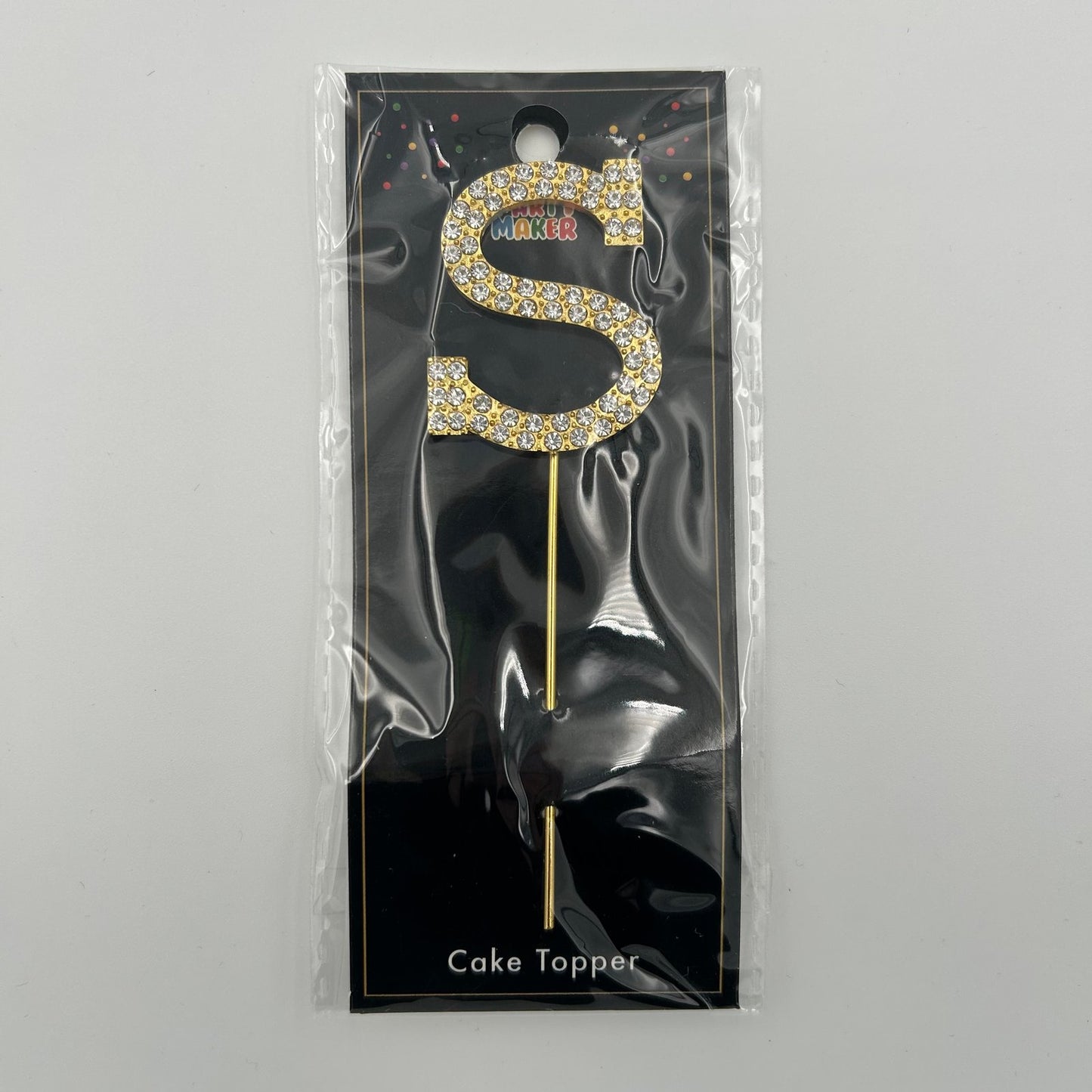 Gold Letter Cake Topper - S image 0