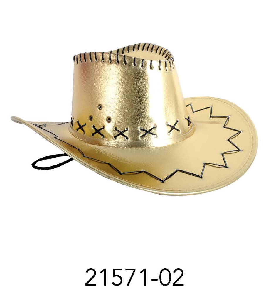 Cowboy Hat (Metallic Gold) image 0