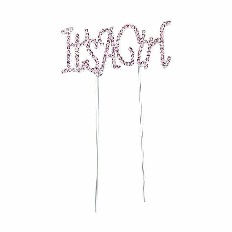 ITS A GIRL CAKE TOPPER image 0