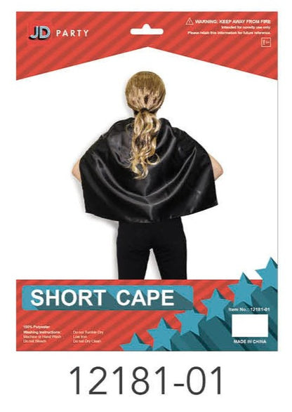 Short Cape (Black) image 0