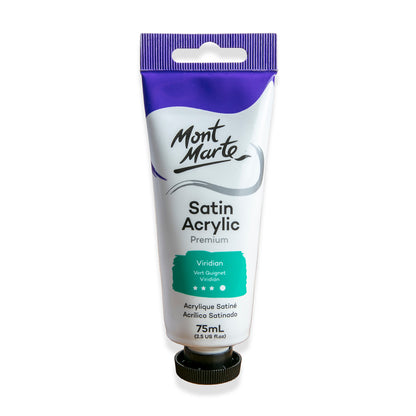Satin Acrylic 75ml - Viridian image 0