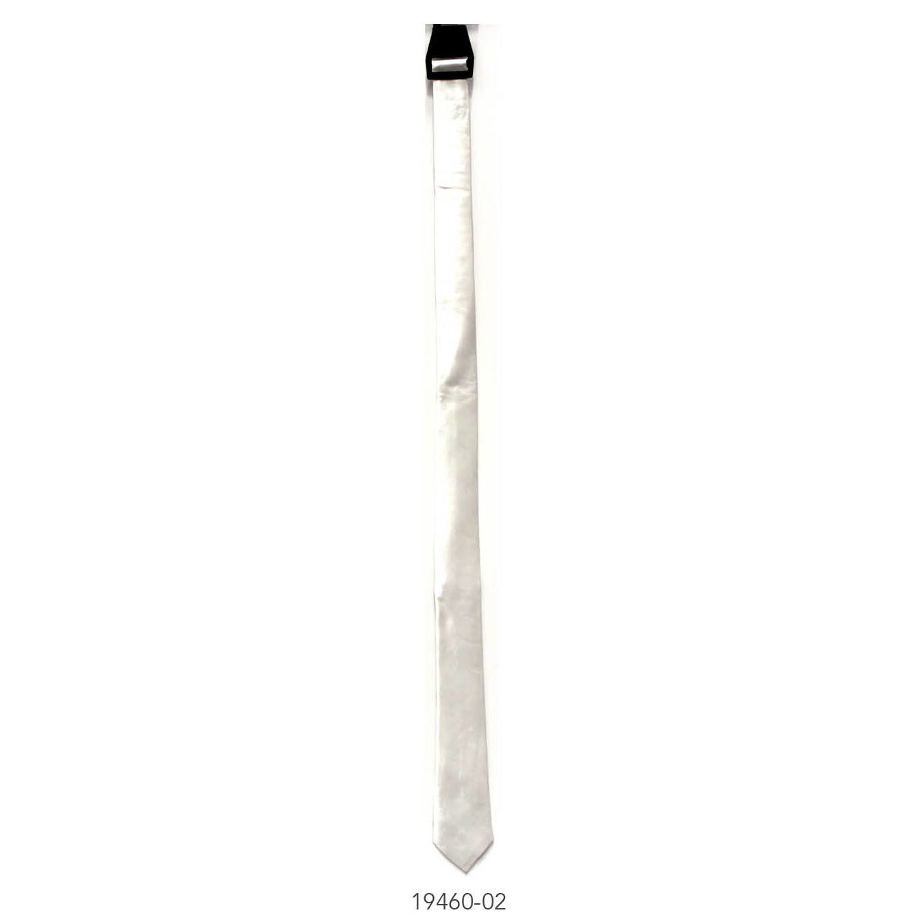Long Slim Tie (White) image 0