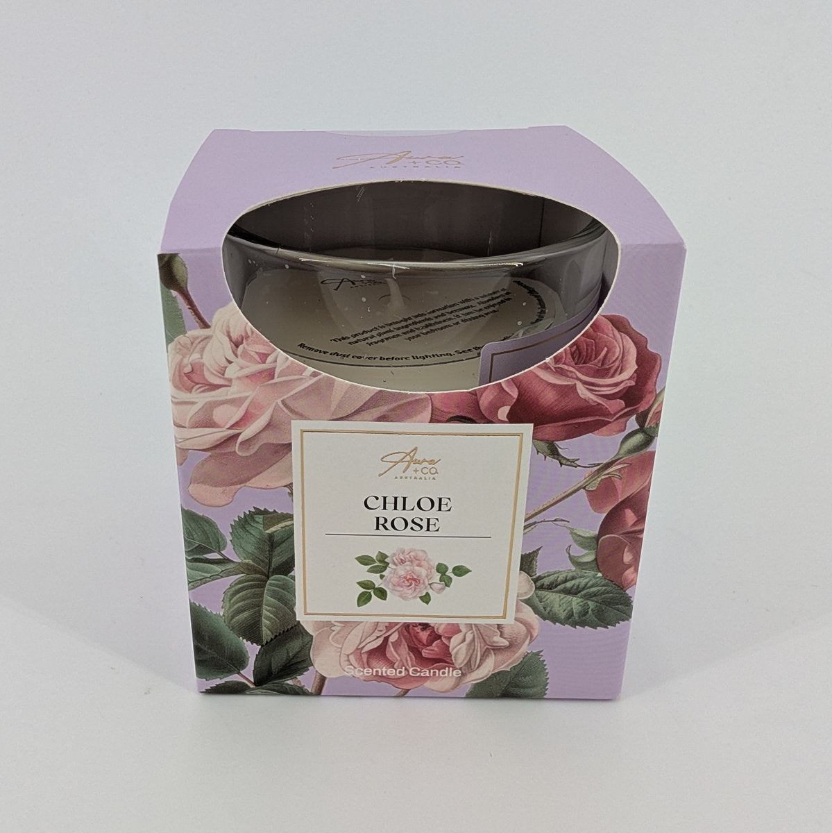Botanique 120G 7.1x7.8cm Boxed Candle - Chloe Rose