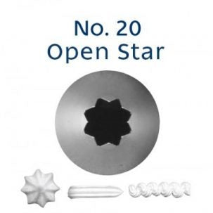 Piping Tip Open Star 20 image 0