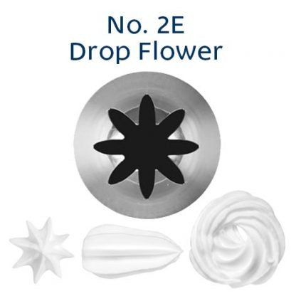 Piping Tip Drop Flower 2E image 0