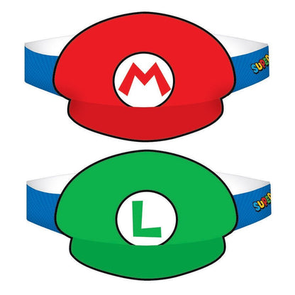 8 Super Mario Bros Paper Hats image 0