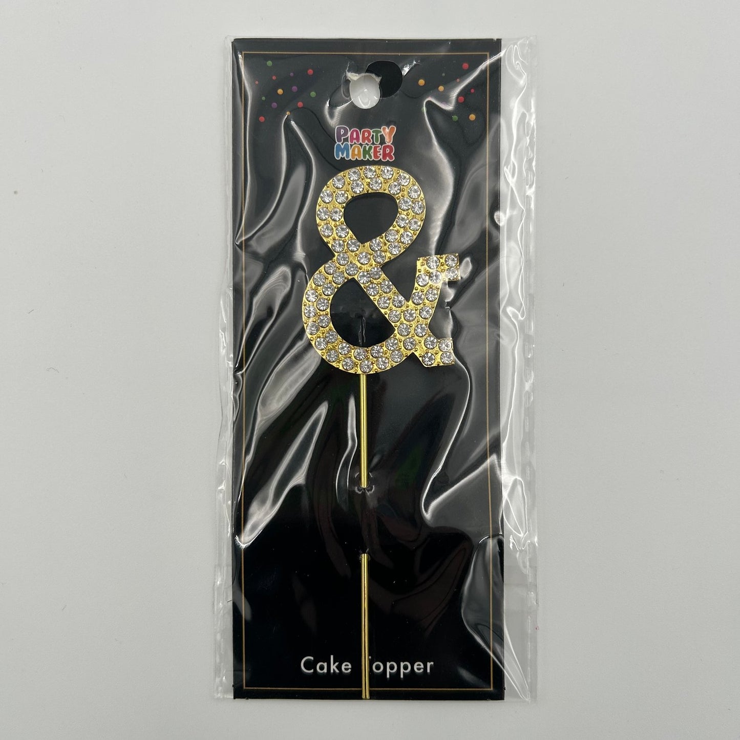 Gold Letter Cake Topper - & image 0