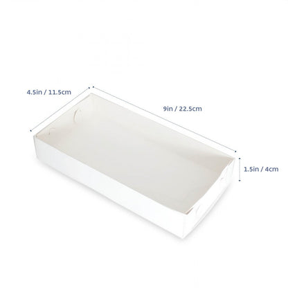 Biscuit Box with Clear Lid 9x4.5x1.5in (5 Pack) image 0
