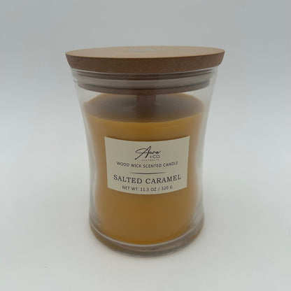 Glass Soy Candle 320g - SALTED CARAMEL