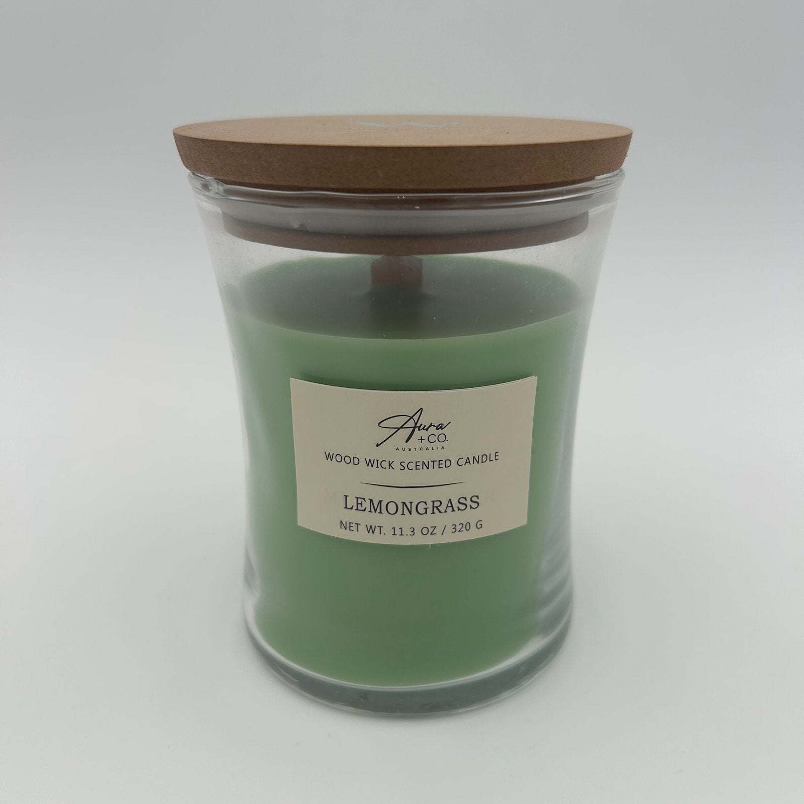 Glass Soy Candle 320g - LEMONGRASS