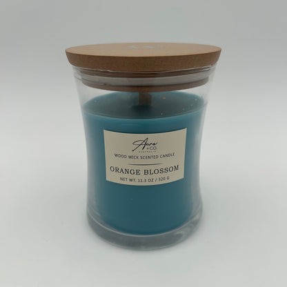 Glass Soy Candle 320g - ORANGE BLOSSOM