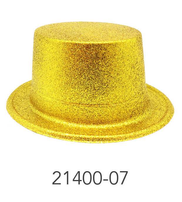 Glitter Top Hat (Gold) image 0