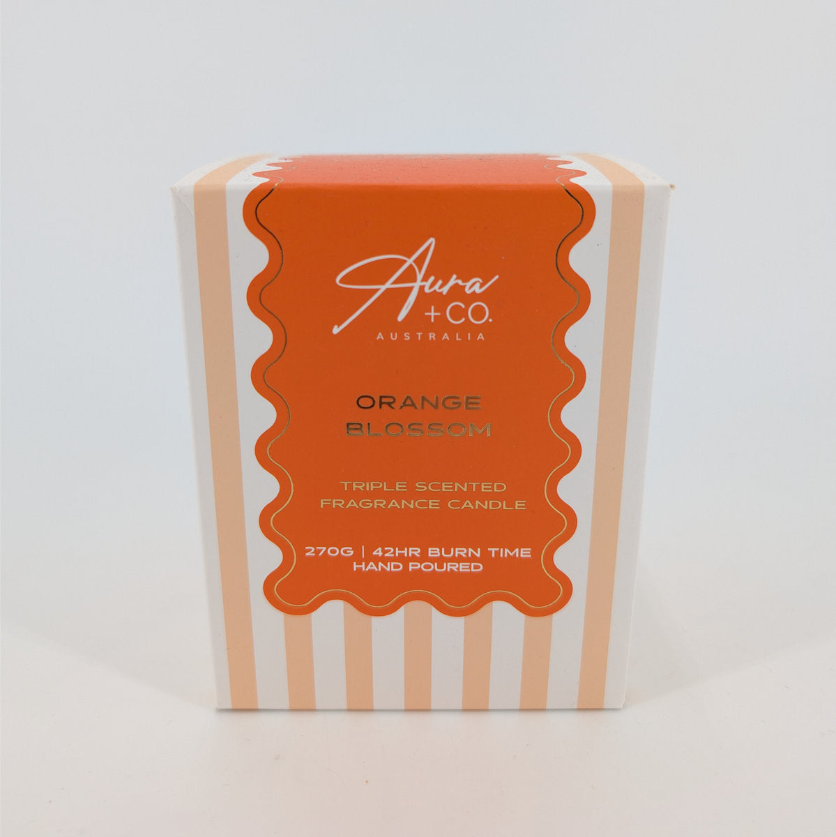 270G Signature Glass Lid Candle - Orange Blossom
