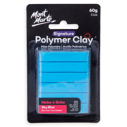 Make n Bake Polymer Clay 60g - Sky Blue image 0