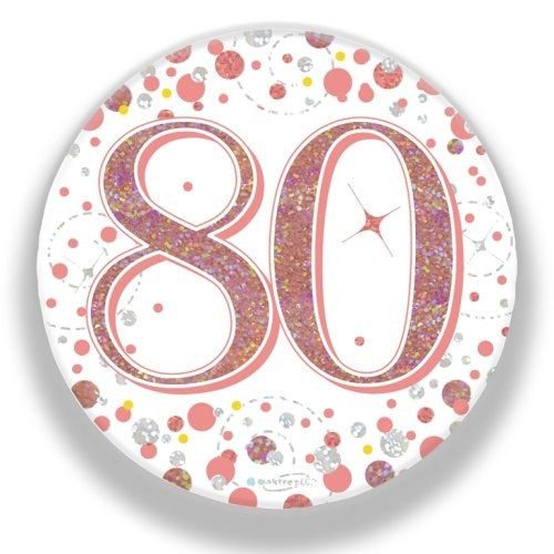 Sparkling Fizz Rose Gold Badge 75mm #80 image 0