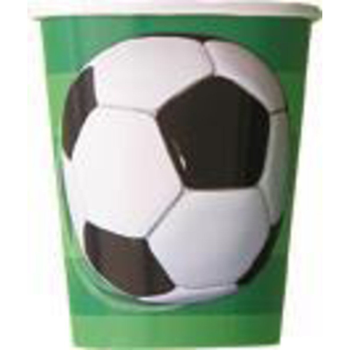 3D SOCCER 8 x 9oz PAPER CUPS image 0