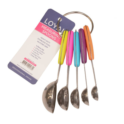 Measuring Spoon Set Silicone Handle image 0