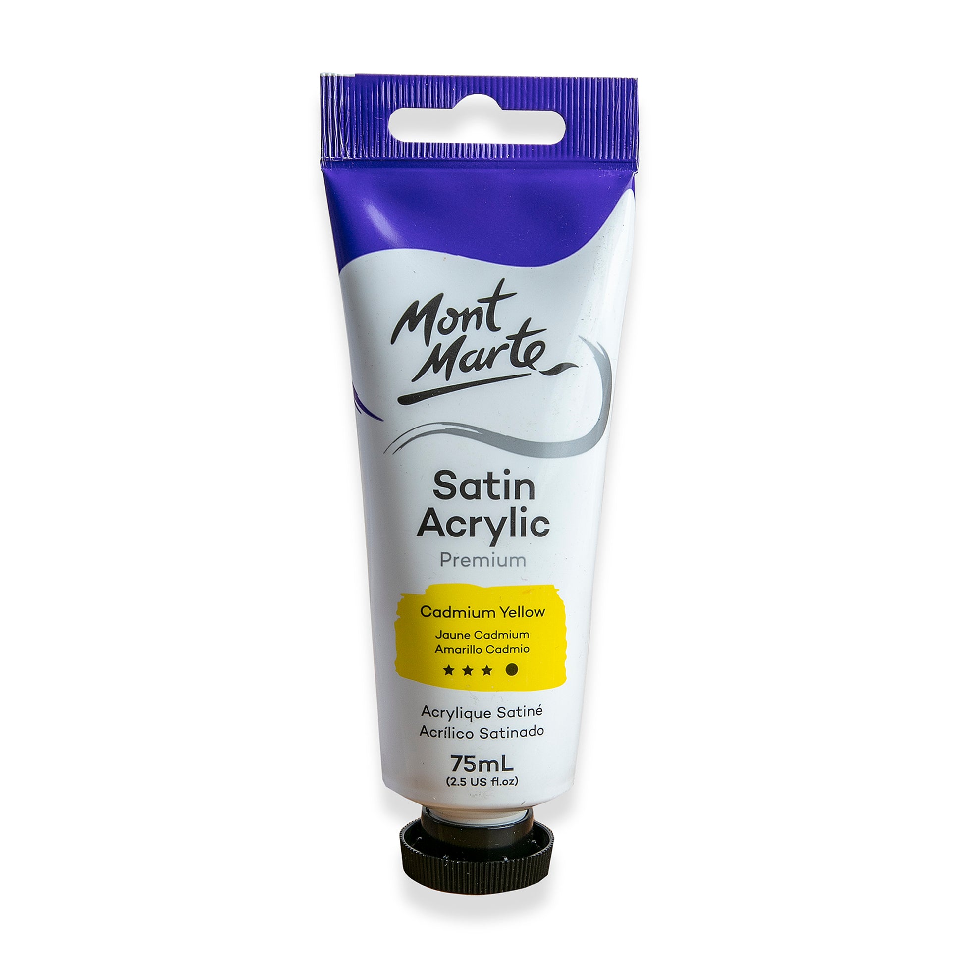 Satin Acrylic 75ml - Cadmium Yellow image 0