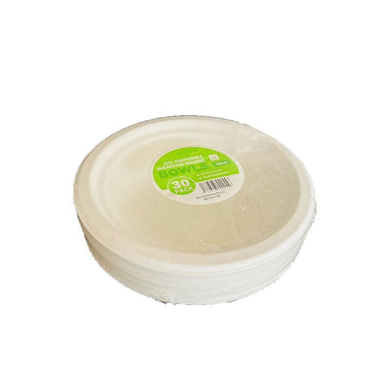 Sugarcane 18cm Bowl 30pk image 0