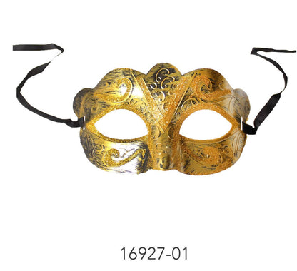 Fancy Glitter Mask (Gold) image 0
