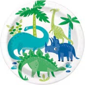 DINOSAUR 8 x 7" PLATES image 0