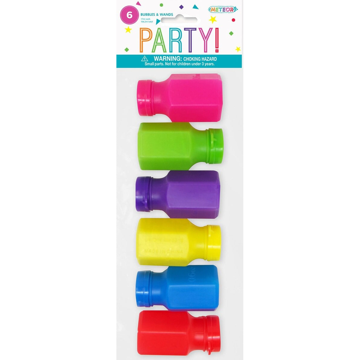 6 BUBBLE BOTTLES & WANDS image 0