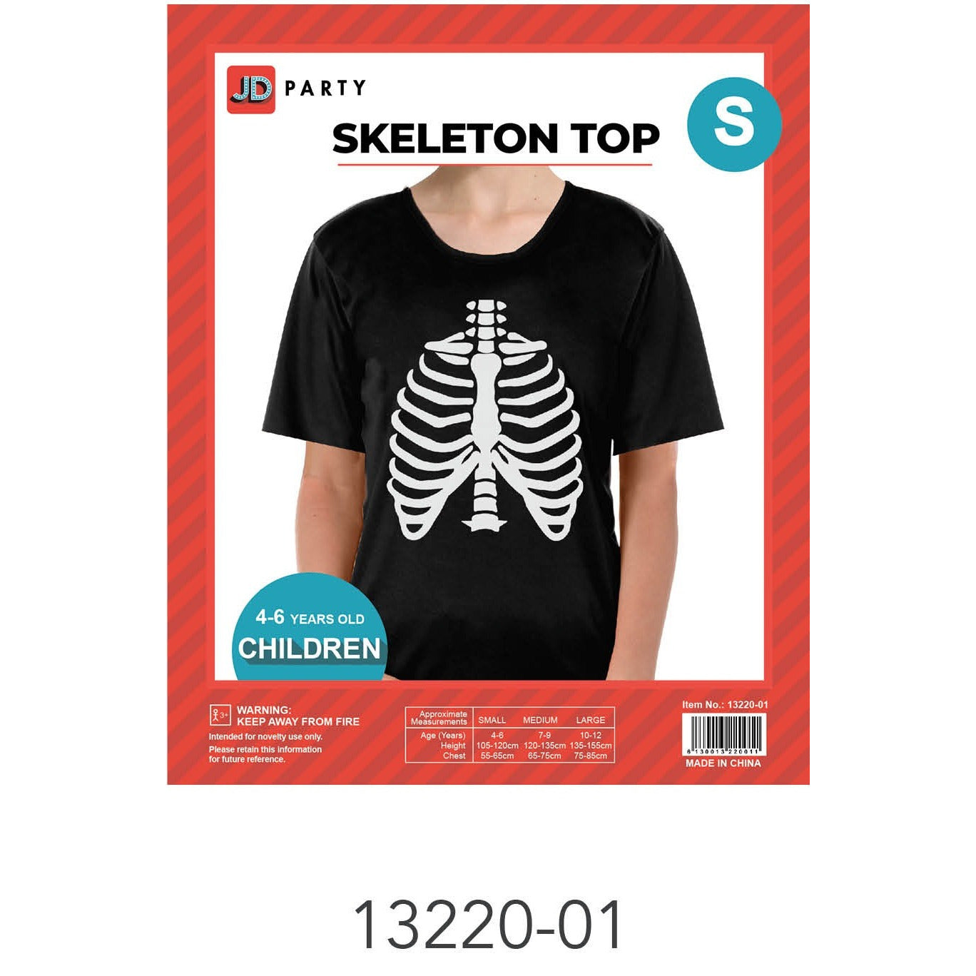 Children Skeleton Tshirt (Small) image 0