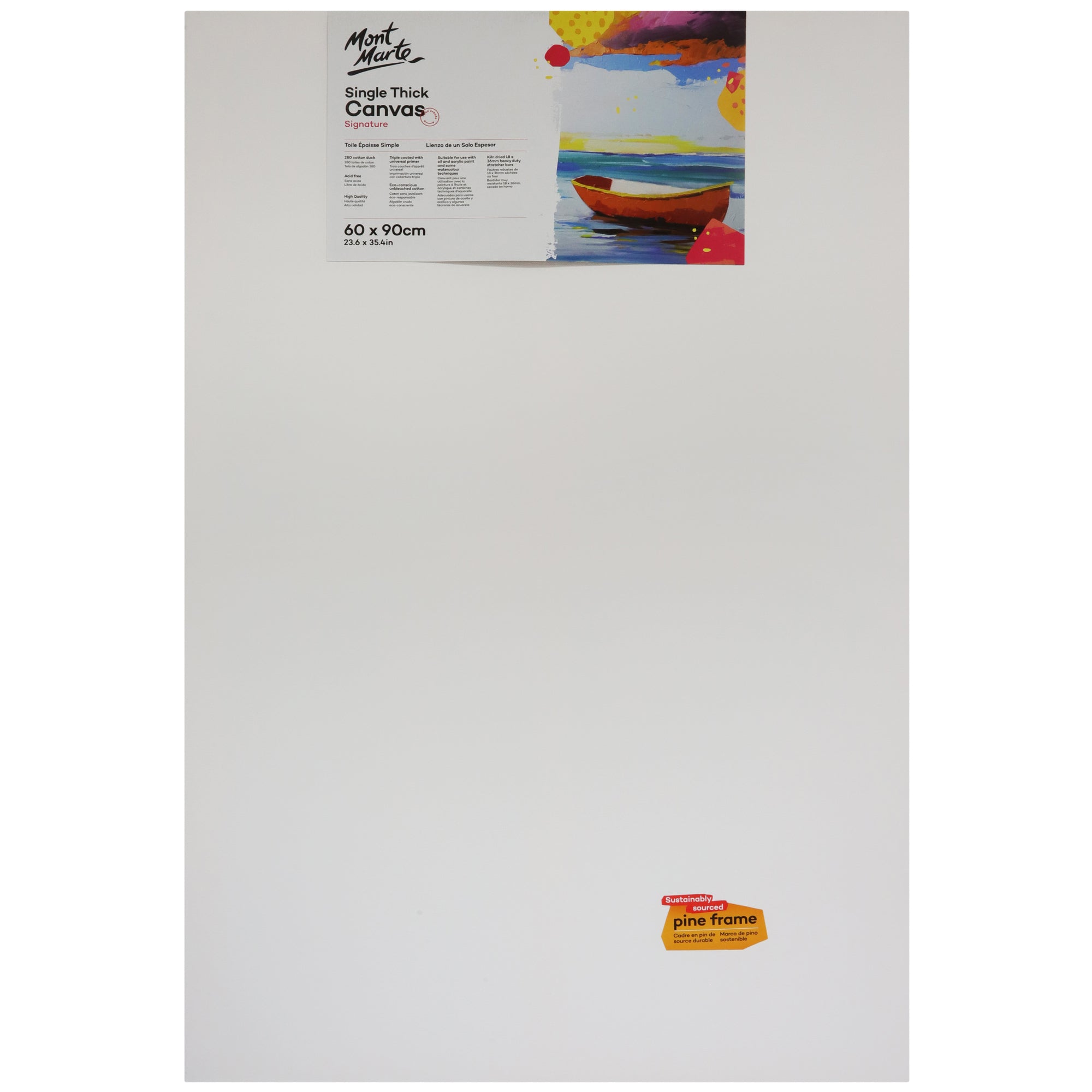 Signature Canvas Pine Frame S.T. 60x90cm image 0