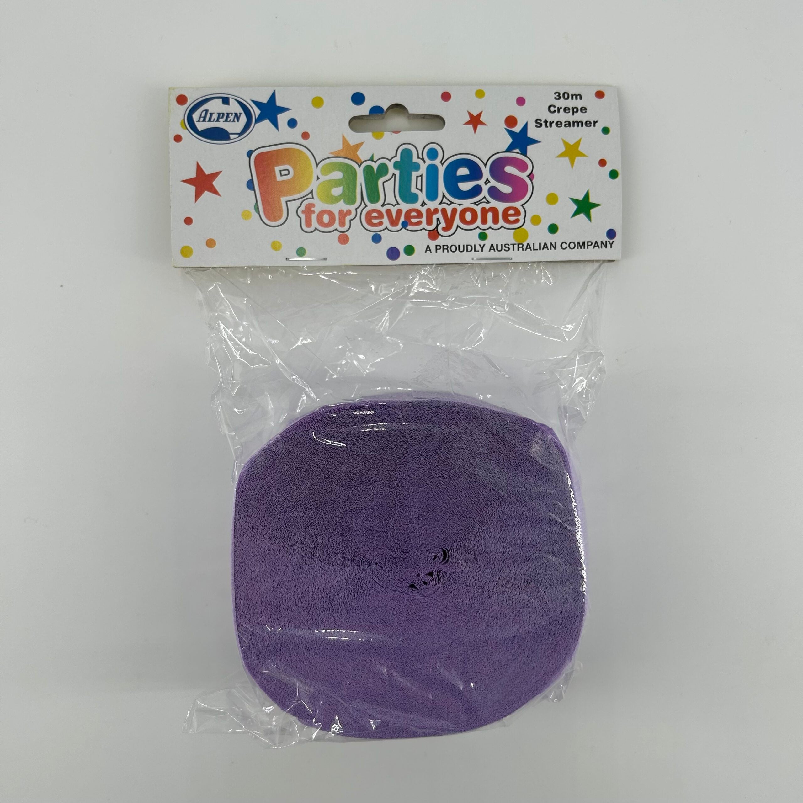 Paper Crepe Streamer 30m LILAC image 0