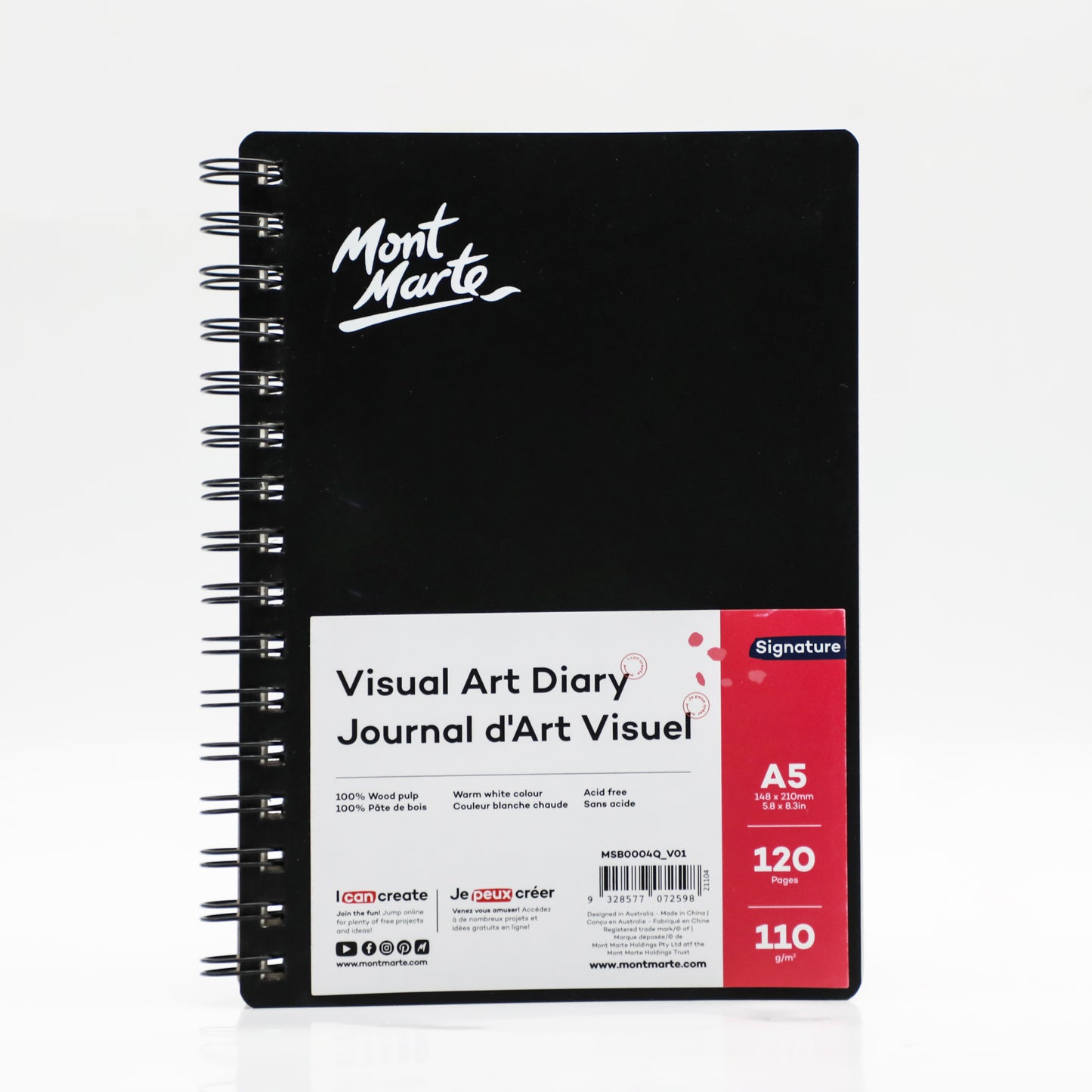 Visual Art Diary A5 120page image 0