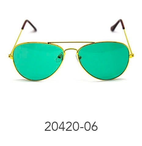 Party Glasses Aviator (Green) image 0