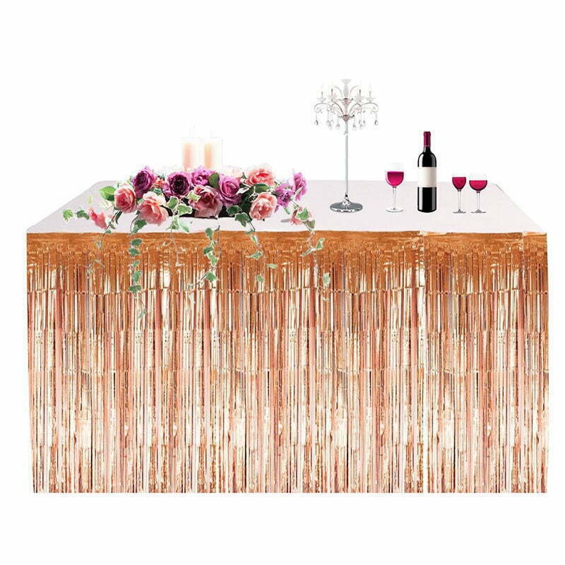 Table Skirt - Rose Gold image 0