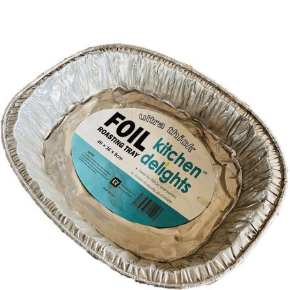 HEAVY DUTY OVAL FOIL TRAY 46*36*9CM image 0
