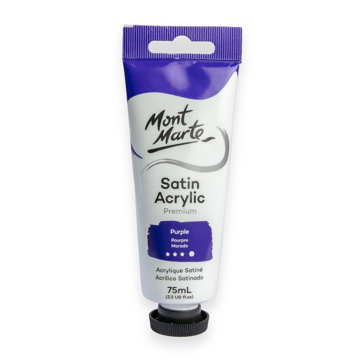 Satin Acrylic 75ml - Purple image 0