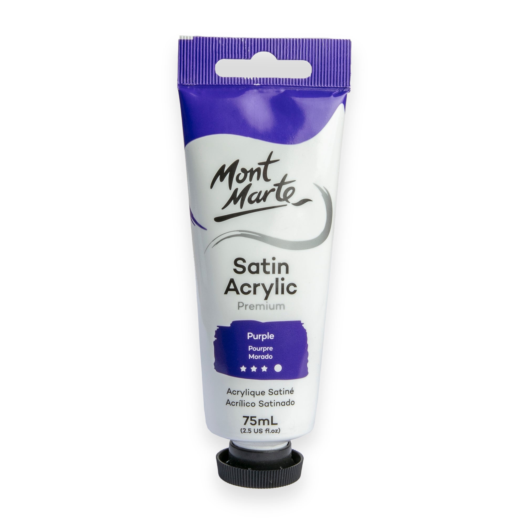 Satin Acrylic 75ml - Purple image 0