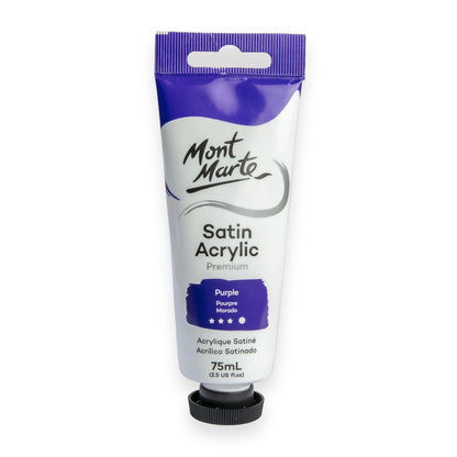 Satin Acrylic 75ml - Purple image 0